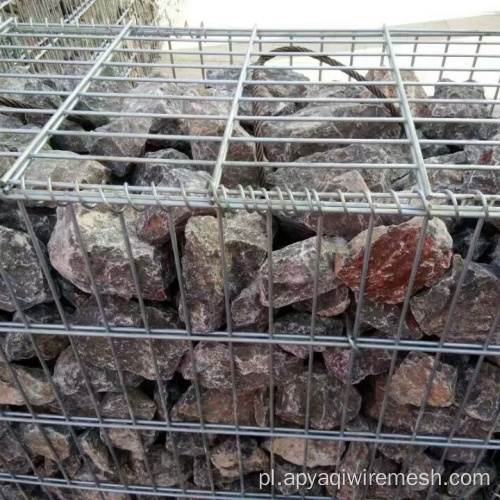 Spawany pudełko gabion/oporowe ściany ocynkowane pudełko gabionowe